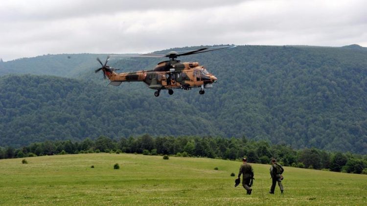 Турецкий военный вертолет потерпел крушение