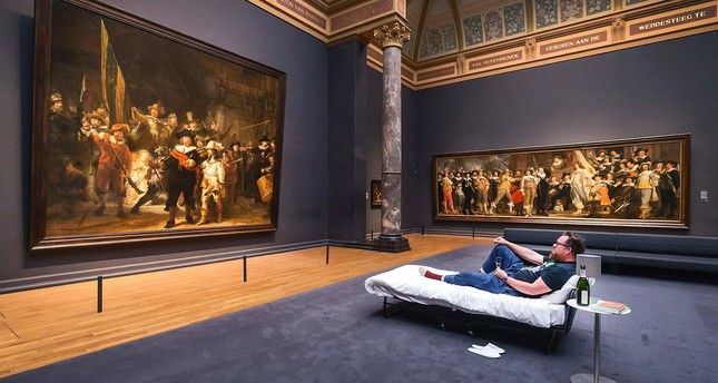 Dutch man wins "night at the museum" dream prize