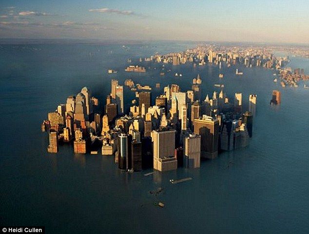 Ученые показали на видео, как Нью-Йорк уйдет под воду
