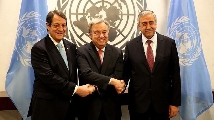 زعيما قبرص يلتقيان "غوتيريش" لاستئناف مفاوضات "جنيف"