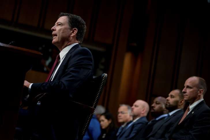 "Trump administration spread 'lies, plain and simple'" Comey