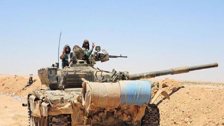 سانا: الجيش السوري يسيطر على مثلث آرك في ريف حمص الشرقي