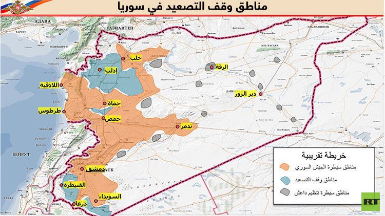 اتفاق مناطق وقف التصعيد في سوريا لا يتضمن أي حضور أردني أو إسرائيلي على الأرض