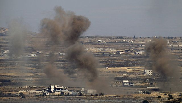 ВВС Израиля атаковали сирийские войска в ответ на случайный обстрел