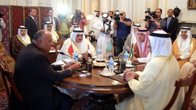 Арабская "четверка" обвинила Катар в срыве посреднических усилий