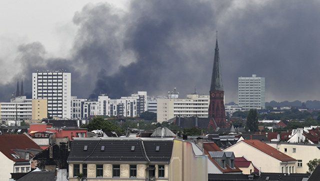 В Гамбурге атаковали отель, где остановился Путин