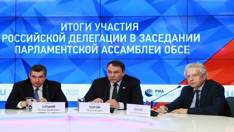 الجمعية البرلمانية للأمن والتعاون تدعو روسيا للتخلي عن القرم