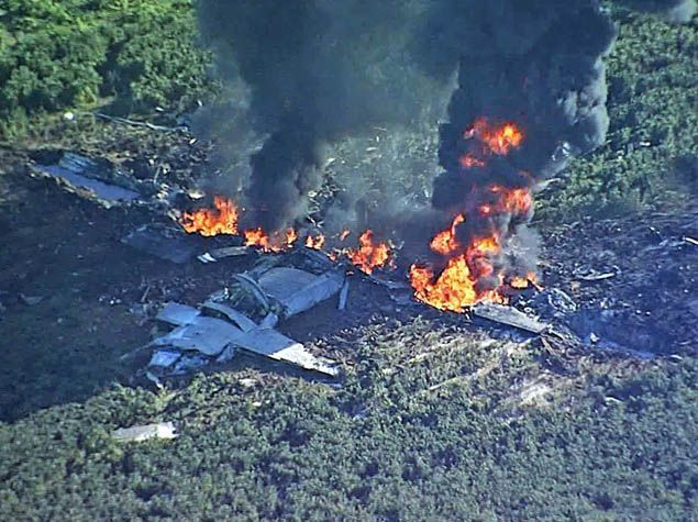Крушение военного самолета в Миссисипи: 16 жертв