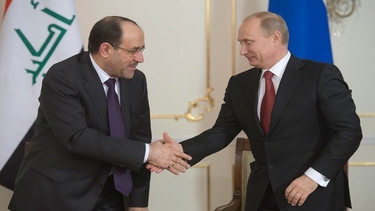 المالكي في موسكو بحثا عن تعزيز الدور الروسي في العراق والمنطقة