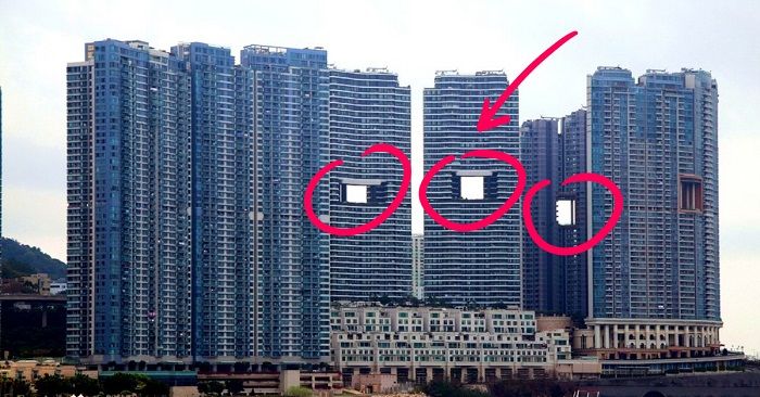Загадка «дырявых» небоскребов раскрыта! Вот для чего в Гонконге строят такие странные высотки