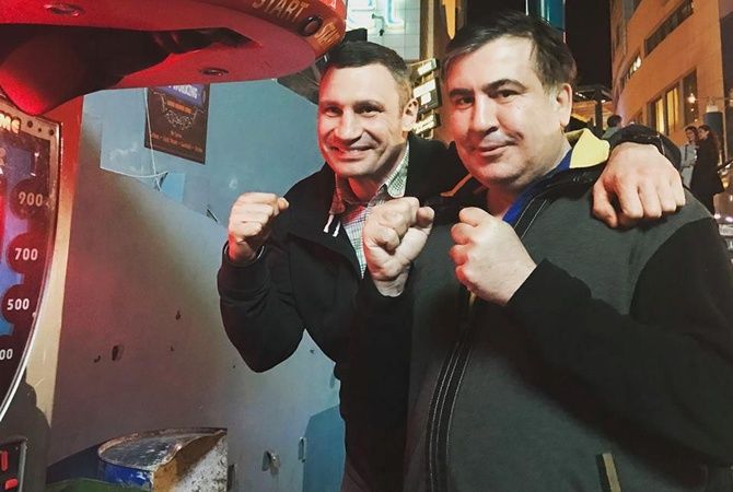 Кличко поддержал Саакашвили