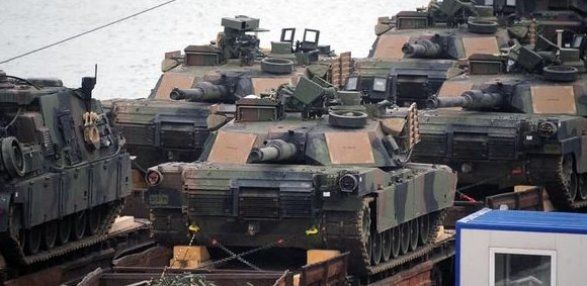 Американские танки продолжают прибывать в Грузию