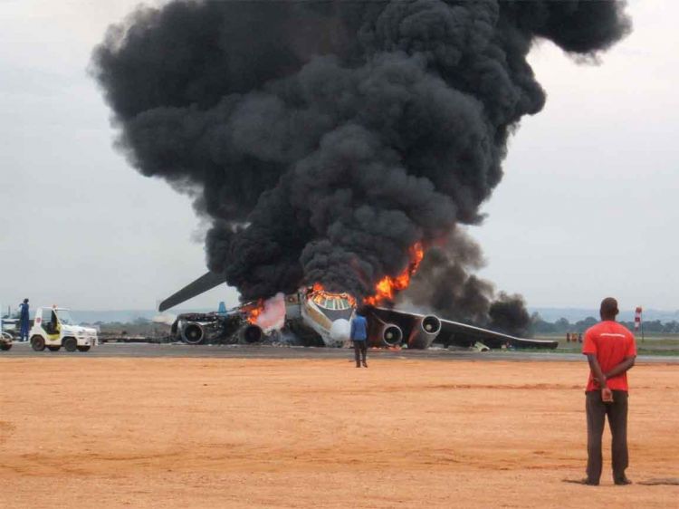 Украинский самолет разбился в Африке