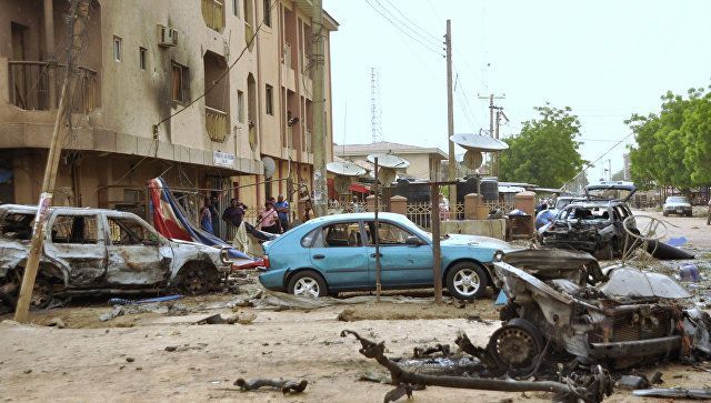 Nigeriyada terrorçu qadın özünü bazarda partladıb 27 nəfər ölüb