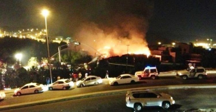 اخلاء فندق في مكة المكرمة اثر اندلاع حريق