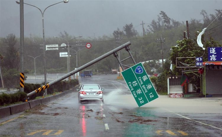 В Китае 12 человек погибли из-за тайфуна «Хато»
