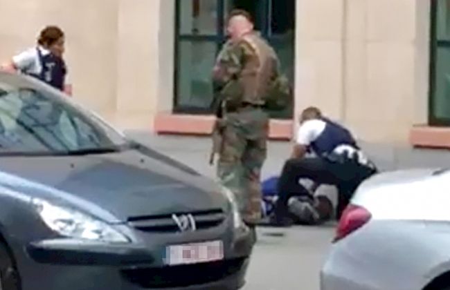 إطلاق النار على رجل وسط العاصمة بروكسل بعد مهاجمته لجنديين بسكين عاجل