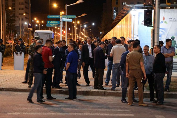 Беспорядки в Астане: десятки задержанных