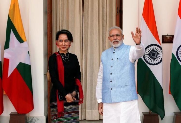 رئيس وزراء الهند يشارك ميانمار القلق بشأن العنف في راخين
