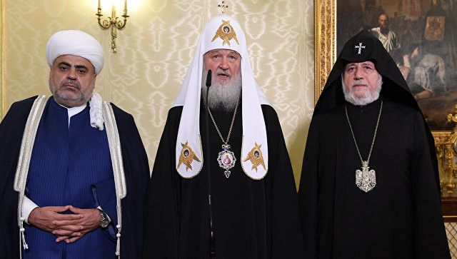 В Москве завершилась встреча духовных лидеров Азербайджана, Армении и России