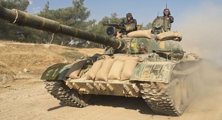 دبابات "تي-62" تسير على رأس القوات المهاجمة في سوريا