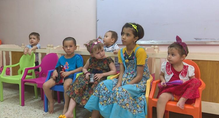 Дети боевика из Азербайджана в багдадском приюте