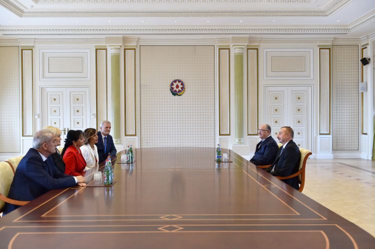 Президент Ильхам Алиев принял председателя Верховного суда Черногории