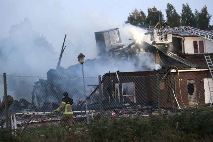 В Швеции сожгли крупную мечеть
