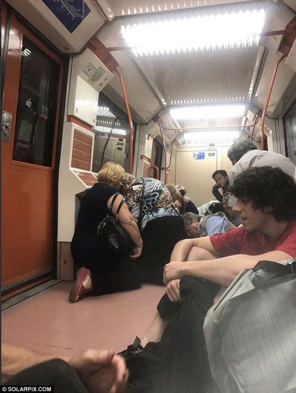 Madrid metrosunda atışma olub