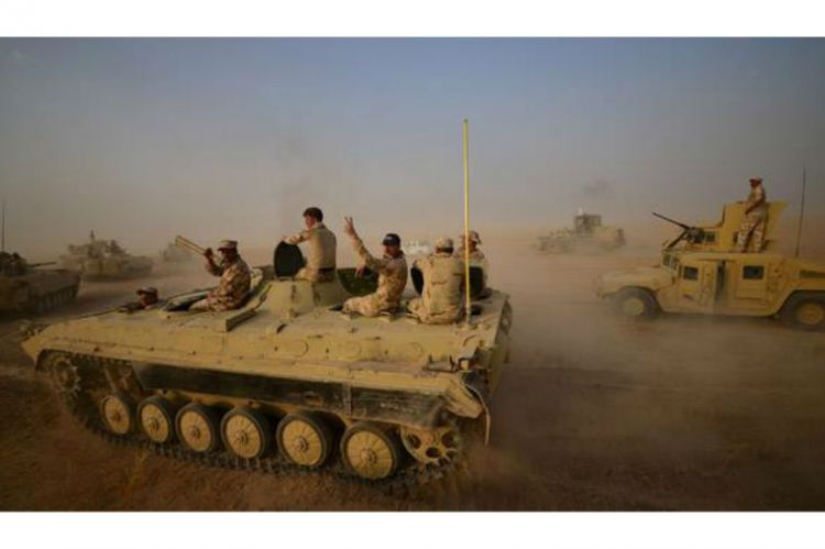 İraq ordusu Kərkükün mərkəzinə irəliləyir Yüzlərlə terrorçu öldürüldü