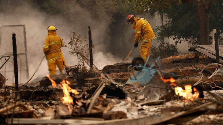 В Калифорнии более 100 человек пострадали из-за природных пожаров