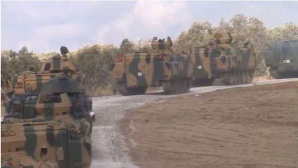 دخول أول قافلة عسكرية تركية إلى سوريا