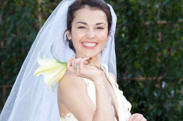 Сати Казанова устроила кавказскую свадьбу с итальянским возлюбленным