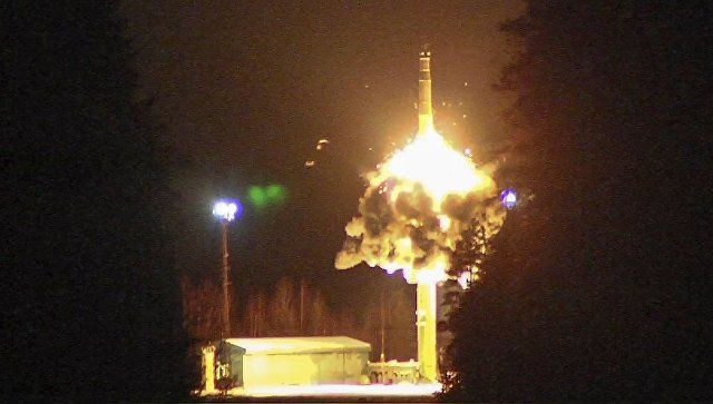 Путин запустил четыре баллистические ракеты