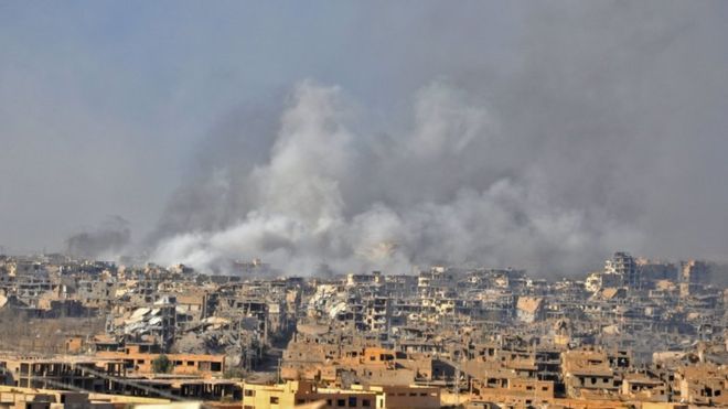 الجيش السوري يعلن "بسط سيطرته" على دير الزور