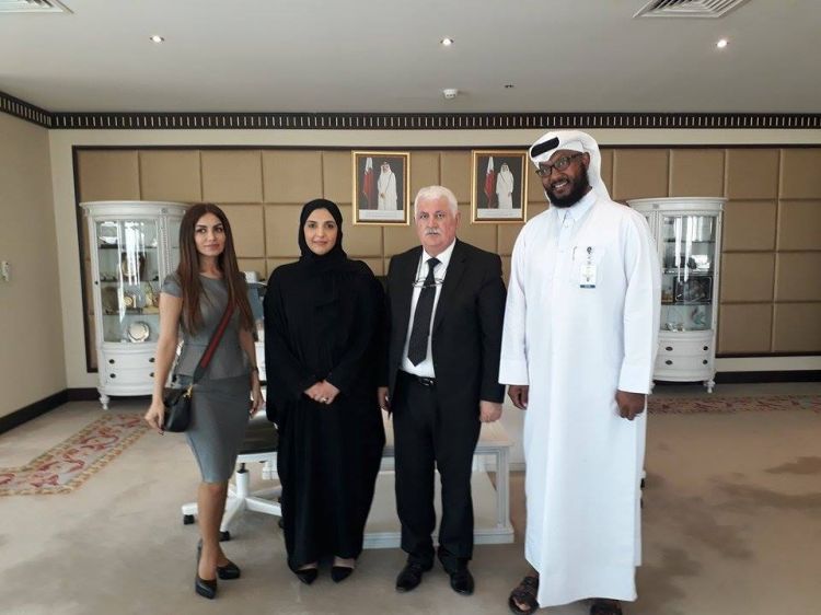 زيارة السيد أومود ميرزاييف لمقر الجنة الوطنية لحقوق الإنسان بدولة قطر