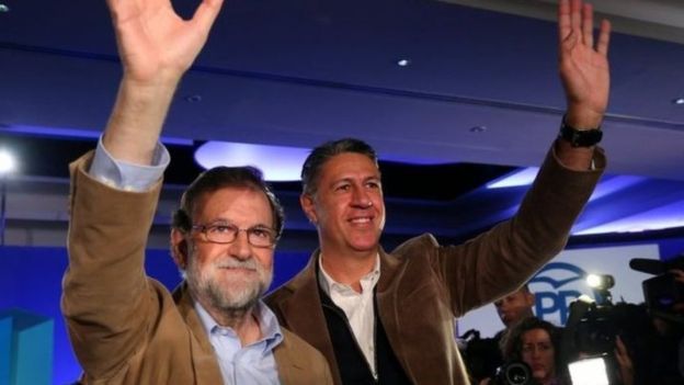 رئيس الوزراء الإسباني، ماريانو راخوي، يتعهد من كتالونيا بإنهاء"فوضى الانفصال"
