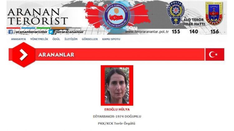 В Турции ликвидирована особо опасная террористка РКК