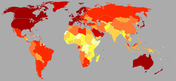 Рейтинг самых богатых стран по версии МВФ