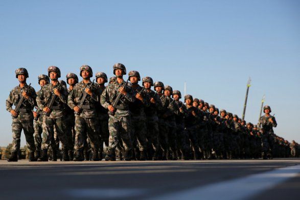 Китай начал учения на первой зарубежной военной базе