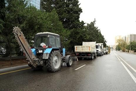 “Azəravtoyol”un traktoru Xırdalanı işıqsız qoydu
