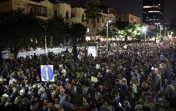 В Израиле прошел марш против коррупции