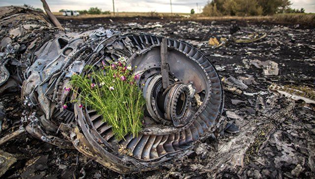 На месте катастрофы Boeing 777 на Донбассе обнаружили останки