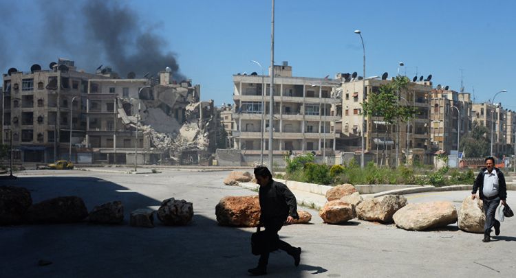 ثلاثة جرحى في قصف إرهابي استهدف مدرسة ثانوية في حلب
