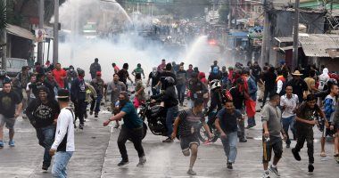 صور.. تجدد الاشتباكات فى هندوراس بعد فوز الرئيس خوان أورلاندو بولاية جديدة