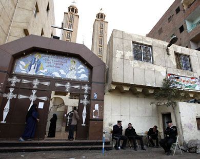 Толпа атаковала коптскую церковь в Египте