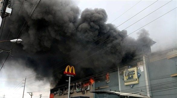 رئيس الفلبين: التحقيقات ستكشف حقيقة حريق المركز التجاري