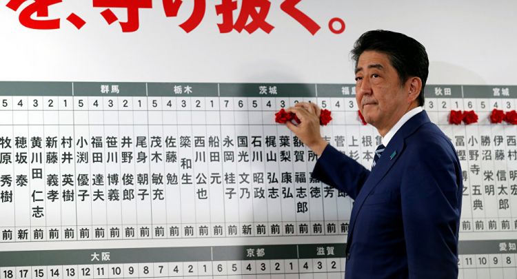 رئيس الوزراء الياباني يحث على مواصلة العمل مع البنك المركزي لتعزيز النمو