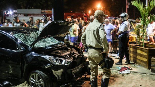 Braziliyada avtomobil piyadaların üzərinə sürülüb çox sayda yaralı var