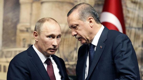 بوتين لاردوغان: يجب احترام وحدة الأراضي السورية